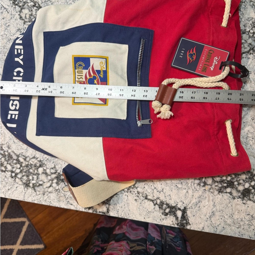 Disney Cruise Line Red, Blue, and White Duffle Bag - Picture 13 of 15